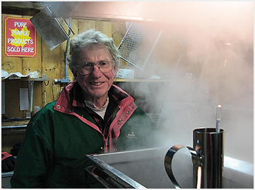 Maple syrup maker Mark Harran.