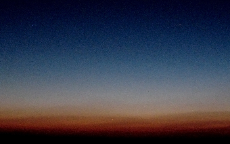Venus and ISS.