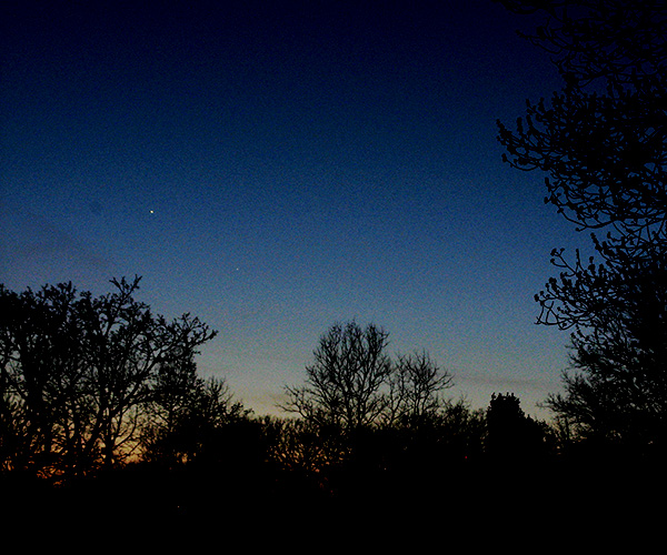 Venus and ISS.