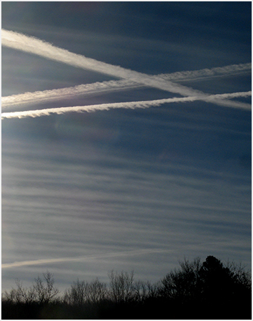 Contrails.