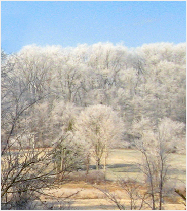 Dusting of snow.