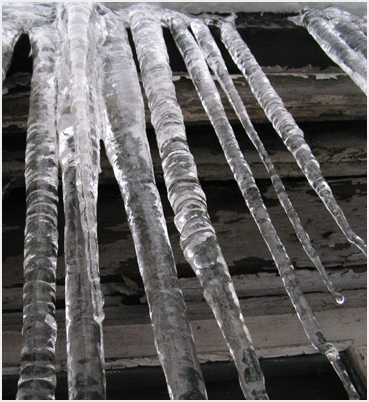 Icicles.